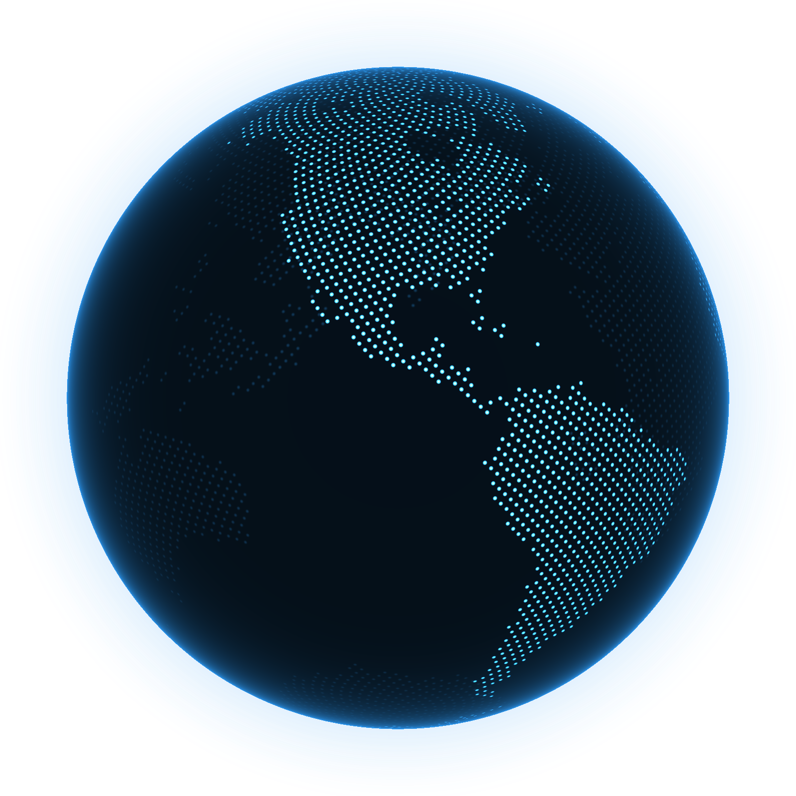 globe background behind the dashboard image